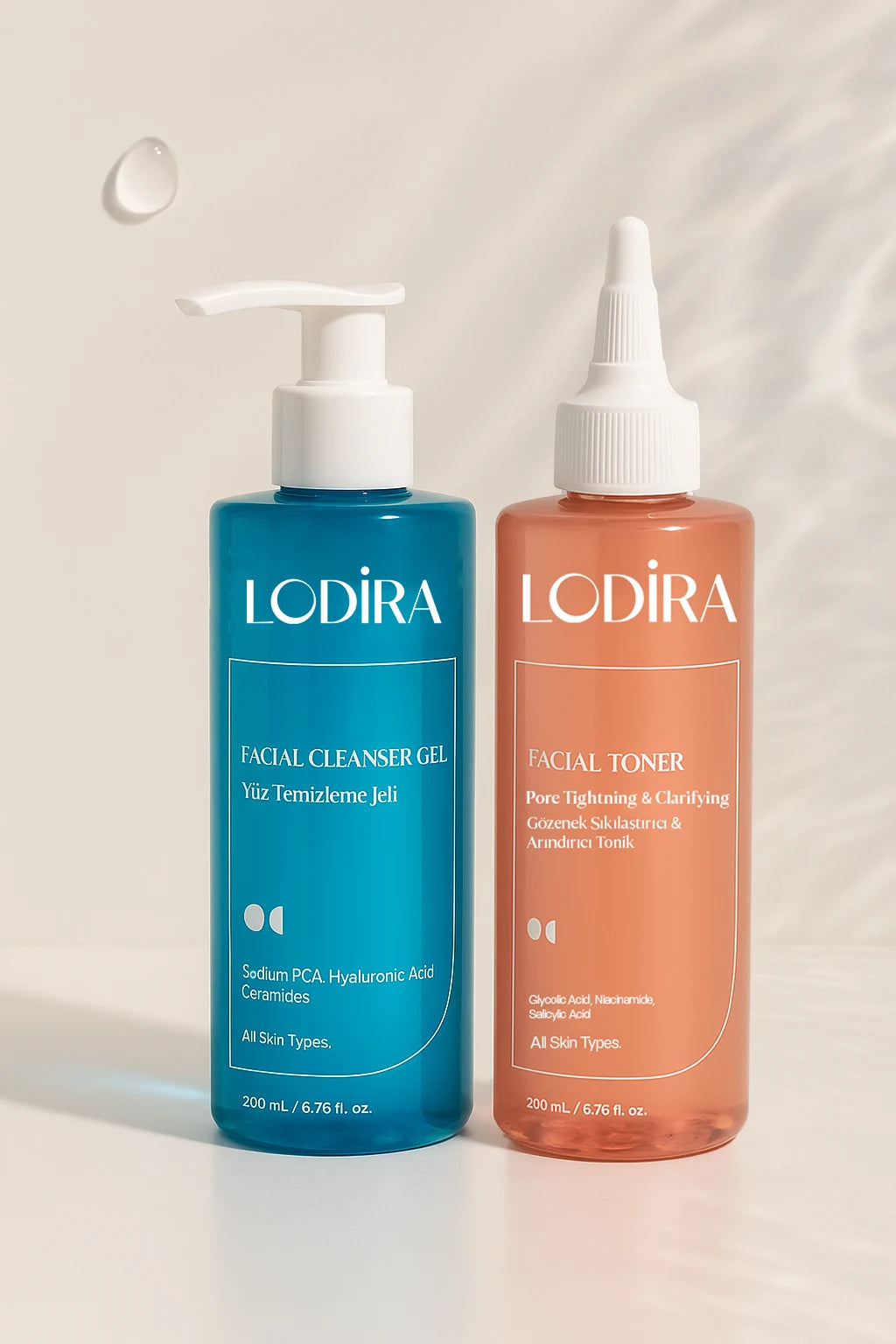 Gözenek Sıkılaştırıcı ve Arındırıcı Cilt Bakım Seti 2x200ml