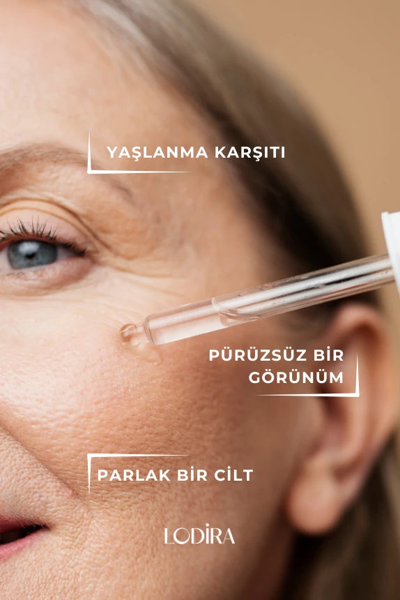 Kırışıklık ve Yaşlanma Karşıtı Bariyer Onarıcı Retinol Serum 30ml | (%1 Retinol + Ceramides)