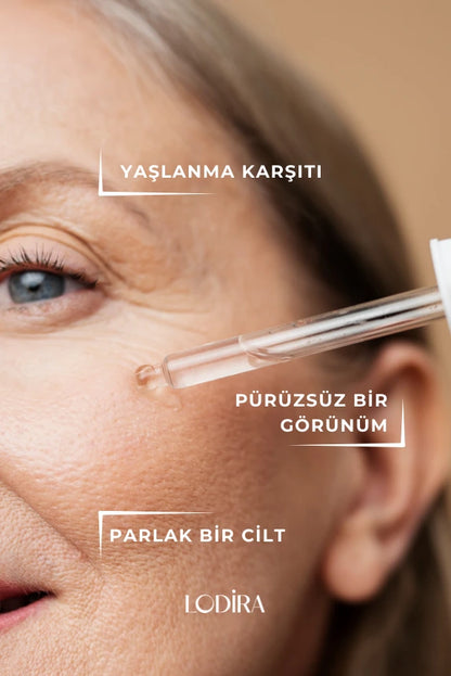 Kırışıklık ve Yaşlanma Karşıtı Bariyer Onarıcı Retinol Serum 30ml | (%1 Retinol + Ceramides)